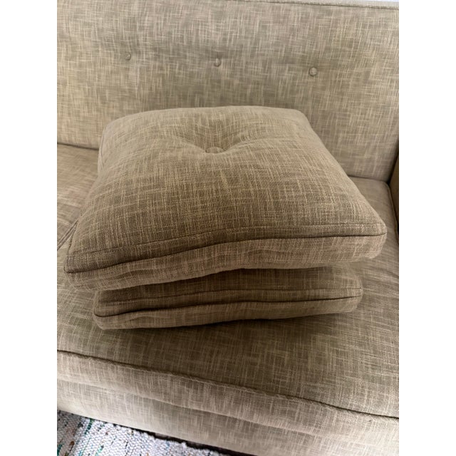 1990s Vintage Custom Made Upholstered Sofa Bed For Sale - Image 5 of 7