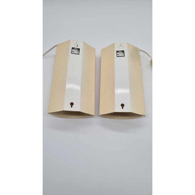 1970s Model 319640 Wall Lamps in Metal from David-GL Belysning, Denmark, 1970s, Set of 2 For Sale - Image 5 of 10