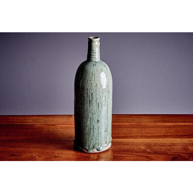 1960s French Studio Pottery Bottle Vase, 1960s For Sale - Image 5 of 10