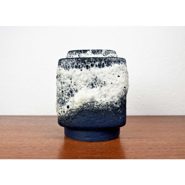 Mid-Century Modern West German Pottery WGP Fat Lava Vase from Dümler & Breiden, 1960s For Sale - Image 17 of 18