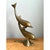 Vintage Brass Dolphin Sculpture For Sale - Image 9 of 12
