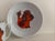The Bright and Fun Orange Dog Plate and Cup by Spal In Portugal is a charming set featuring a festive orange color and a...