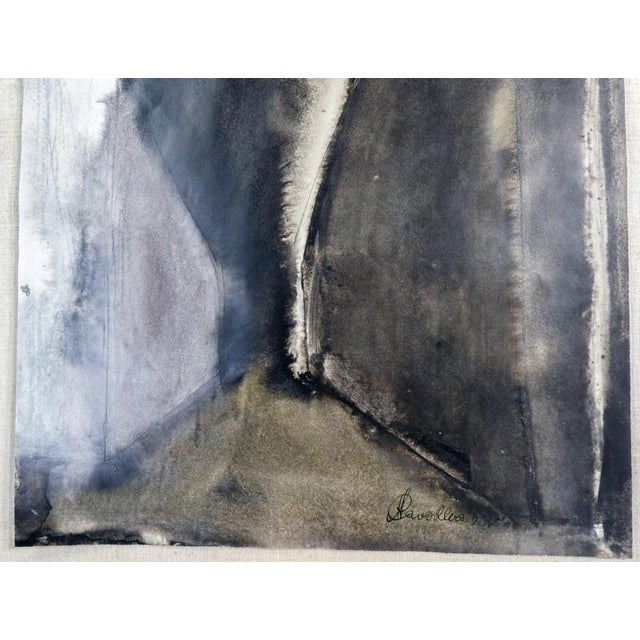 Araldo Cavallera, Abstract Work on Paper, 1950s, Watercolor on Paper For Sale - Image 9 of 12