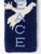Royal Blue Vintage 1970s Hand-Hooked Peace Dove Wall Hanging For Sale - Image 8 of 10