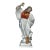 Pair of Herend Hand-Painted Hungarian Gentleman Dancer Porcelain Figurines For Sale