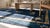 Navy Blue 1930s Blue Navy Floral Antique Chinese Peking Rug 6'4" X 8'8" Handknotted Wool Carpet For Sale - Image 8 of 8