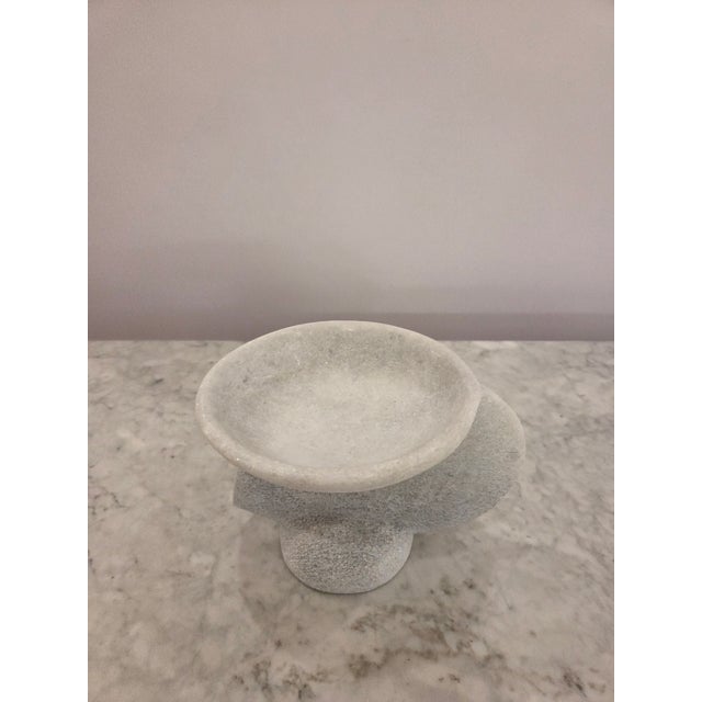 Small marble decorative tray, abstract and durable
