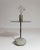 Early 21st Century 21st Century Poland Deep Charcoal Grey Round Stone-Base Side Table For Sale - Image 5 of 10
