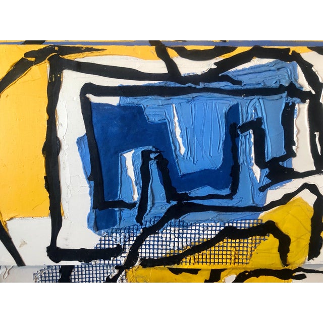 Judy Rifka, Judy Rifka, Abstract Expressionist Oil Painting MIxed Media 3D Construction, 1983 For Sale - Image 11 of 16