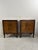 Brown Italian Art Deco Bedside Tables, 1940s, Set of 2 For Sale - Image 8 of 11