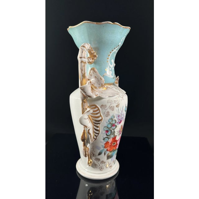 Late 19th Century Late 19th Century Old Paris Porcelain Handled Vase For Sale - Image 5 of 11