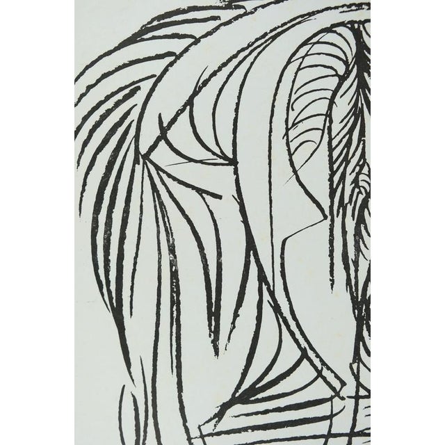Franz Priking, Composition with Lines, Lithograph For Sale - Image 4 of 7