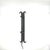 Black Hand Forged Wrought Iron Door Pull Handle Gold Patina Classical Architectural Hardware For Sale - Image 8 of 8