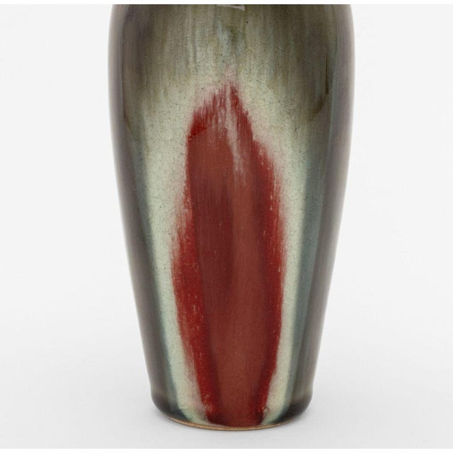 Studio Art Pottery Bottle Vases, Pair For Sale - Image 4 of 8