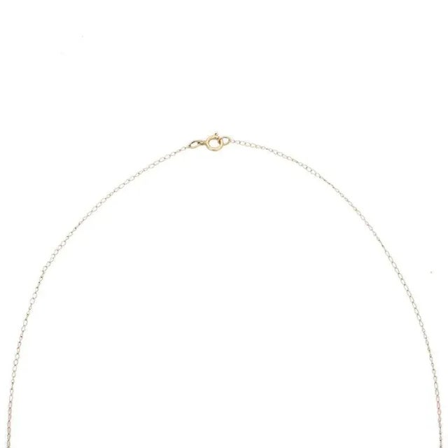 18k Solid Gold Tsavorite Solitaire Trasitionsl Necklace With Diamond Halo For Sale - Image 4 of 10