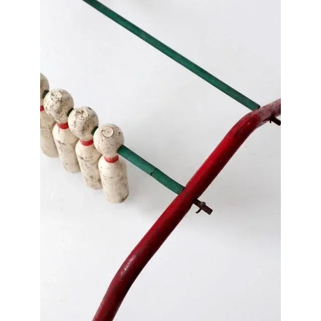 Mid-Century Modern Vintage Five Pins Bowling Game For Sale - Image 3 of 9