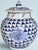 1980s Fine Porcelain Lotus Flower Blue & White Ginger Jar For Sale - Image 5 of 17