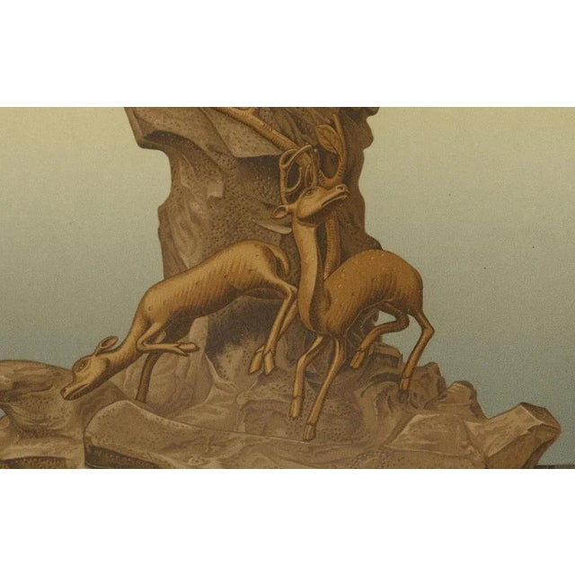 Audsley, Ornamental Pedestal Designs with Nature Motifs, 1884, Print For Sale - Image 4 of 6
