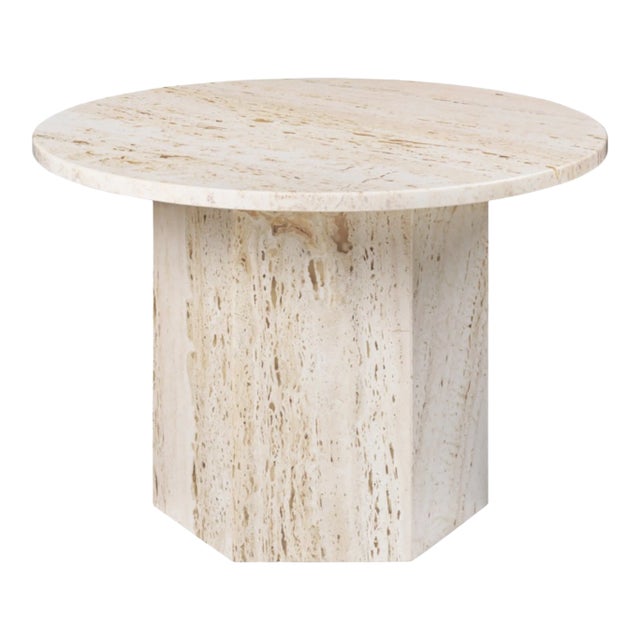 Travertine Epic Table by GamFratesi for Gubi For Sale