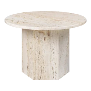 Travertine Epic Table by GamFratesi for Gubi