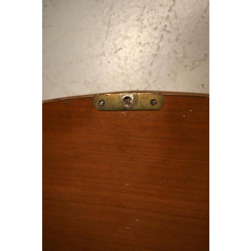 Glass Organically Formed Mirror in Bentwood Frame For Sale - Image 7 of 10