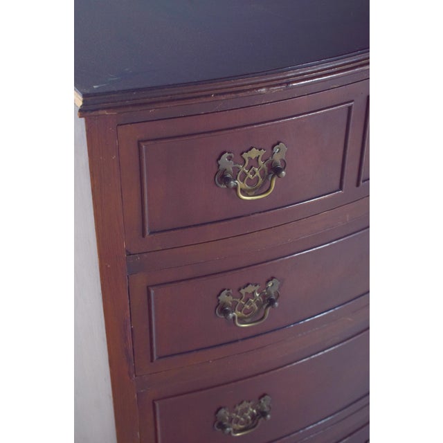Portuguese Bedside Table with Drawers, 1980s For Sale - Image 6 of 8