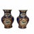 Vintage Andrea by Sadek Imari vases. Displays well in bookcases and wall brackets. Each measures 5.5” w x 4” d x 8” h. One...