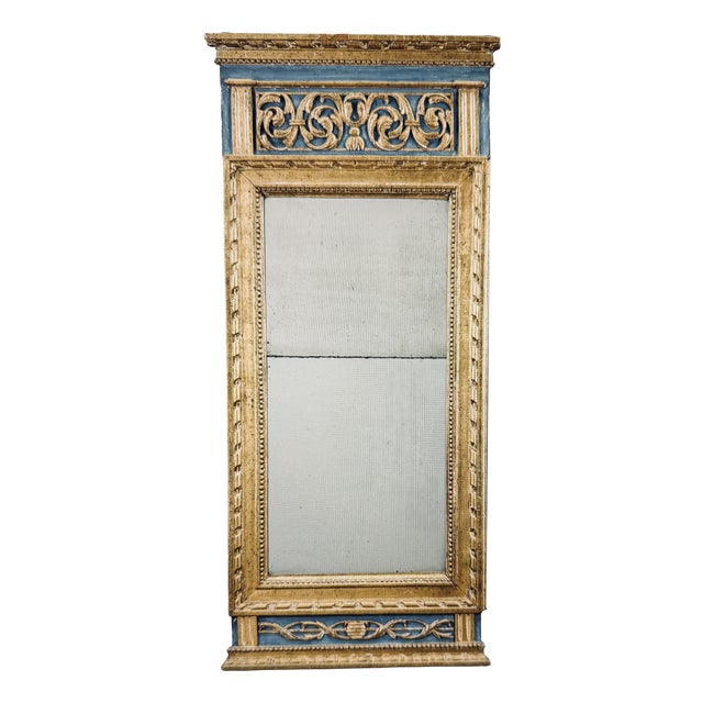 Antique Gustavian Hall Mirror, 1800 For Sale