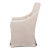 Skirted Linen Dining Arm Chair by Loomlan For Sale - Image 4 of 7