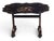 Antique Mother of Pearl Black Lacquer Papier Mache Tilt Top Tray Table