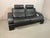 Kroken 2-Seater Sofa in Black Leather by Åke Fribytter for Nelo Möbel, Sweden, 1970s For Sale - Image 6 of 15