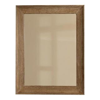 19th Century French Tan Oak Mirror For Sale