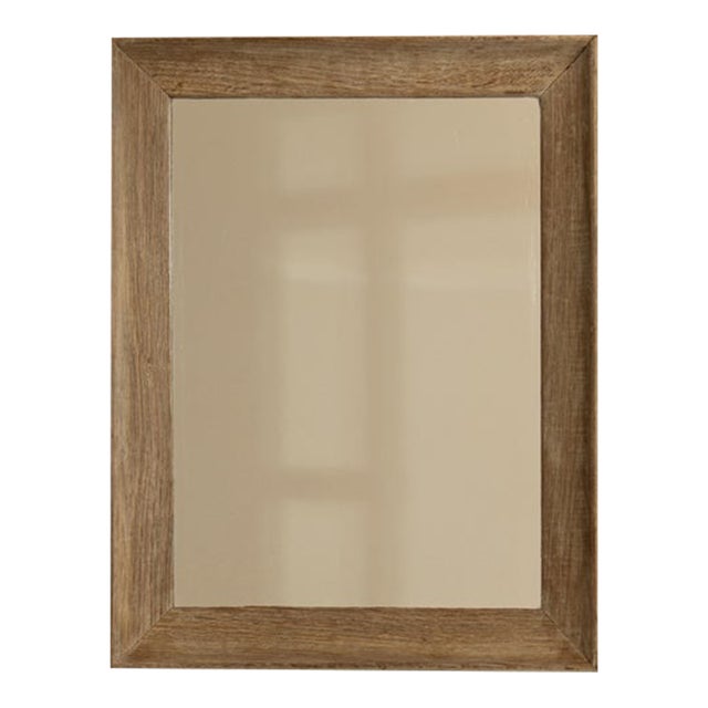 19th Century French Tan Oak Mirror For Sale