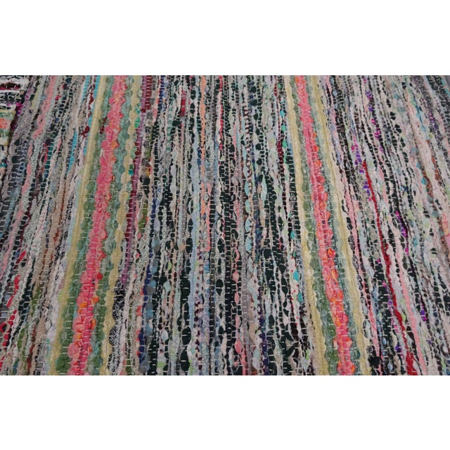 Rag Rug Swedish Hand Made For Sale In Miami - Image 6 of 7