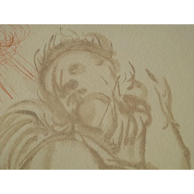 Salvador Dali, Dante's Dream, Woodcut For Sale - Image 5 of 6