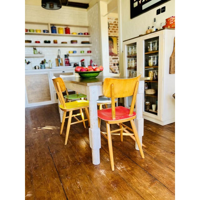 Dining Chairs from Ton, 1960s, Set of 4 For Sale - Image 4 of 18