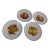 1970s Fruit Plates- Set of 4 For Sale