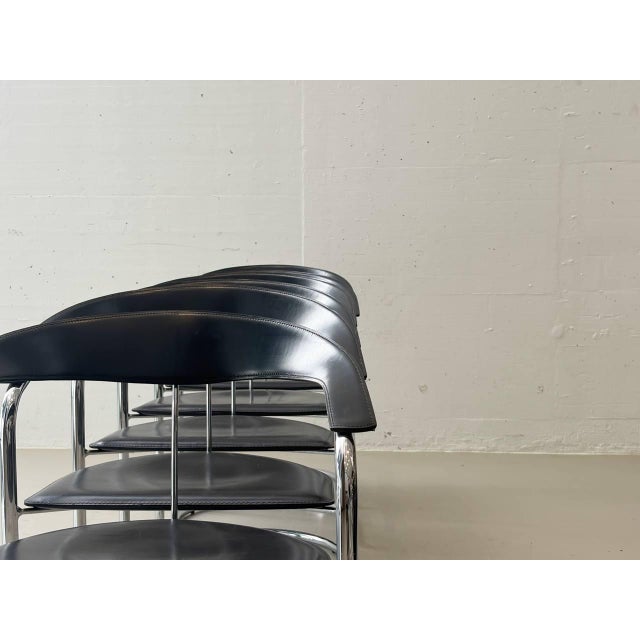 Canasta Cantilever Chairs by Arrben, Italy, 1980s, Set of 6 For Sale - Image 6 of 18