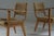 Beige Set of Bridge Armchairs attributed to Audoux Et Minet, France, 1950s For Sale - Image 8 of 17