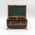 Early 19th Century Specimen Wood Tea Caddy With Perspective Cube and Vandyke Parquetry For Sale - Image 10 of 12
