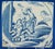 Antique Ceramic Tile from Blue Delft Factory, 1700s For Sale - Image 4 of 18
