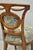 Vintage French Regency Style Carved Walnut Drape Back Dining Side Chair Set of 4 For Sale - Image 13 of 15