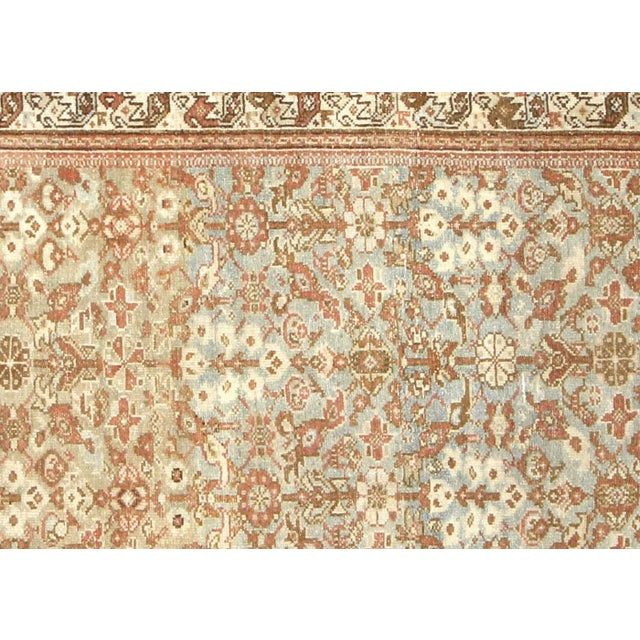 1940s Persian Malayer Runner. Hand woven in the Hamadan region of Iran. Distressed and refinished in the U.S. These...