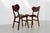 1950s Modern Danish Oak and Teak Side Chairs, Denmark, 1960s, Set of 2 For Sale - Image 5 of 18