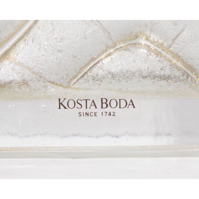 Contemporary Kosta Boda Icon Eyewitness Glass Sculpture by Bertil Vallien For Sale - Image 3 of 8