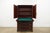 Wood Vintage Butlers Secretary Desk on Chest For Sale - Image 7 of 17