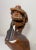 Brown Share Antique Hand Carved Wood Folk Art Hunting Man With Rifle Sculpture Statue Figure For Sale - Image 8 of 14