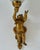 Vintage Wall Sconces in Gilt Metal and Opaline Glass, Italy, 1960s, Set of 2 For Sale - Image 6 of 7