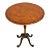 Early 21st Century Burl Wood Round Pedestal Pub Table For Sale