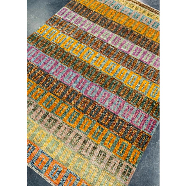 Turkish Turkish Oushak Runner Rug 2'11" x 8'7" #17458 For Sale - Image 3 of 8